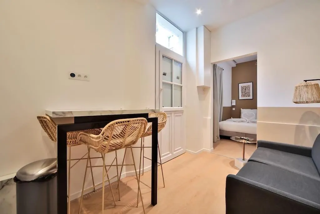 0#appart 4pers#1 Bedroom#paris 15#commerce#ac Apartament *